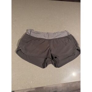 Lululemon Speed Up Short Size 10‎ Gray Athletic Running Women's Shorts